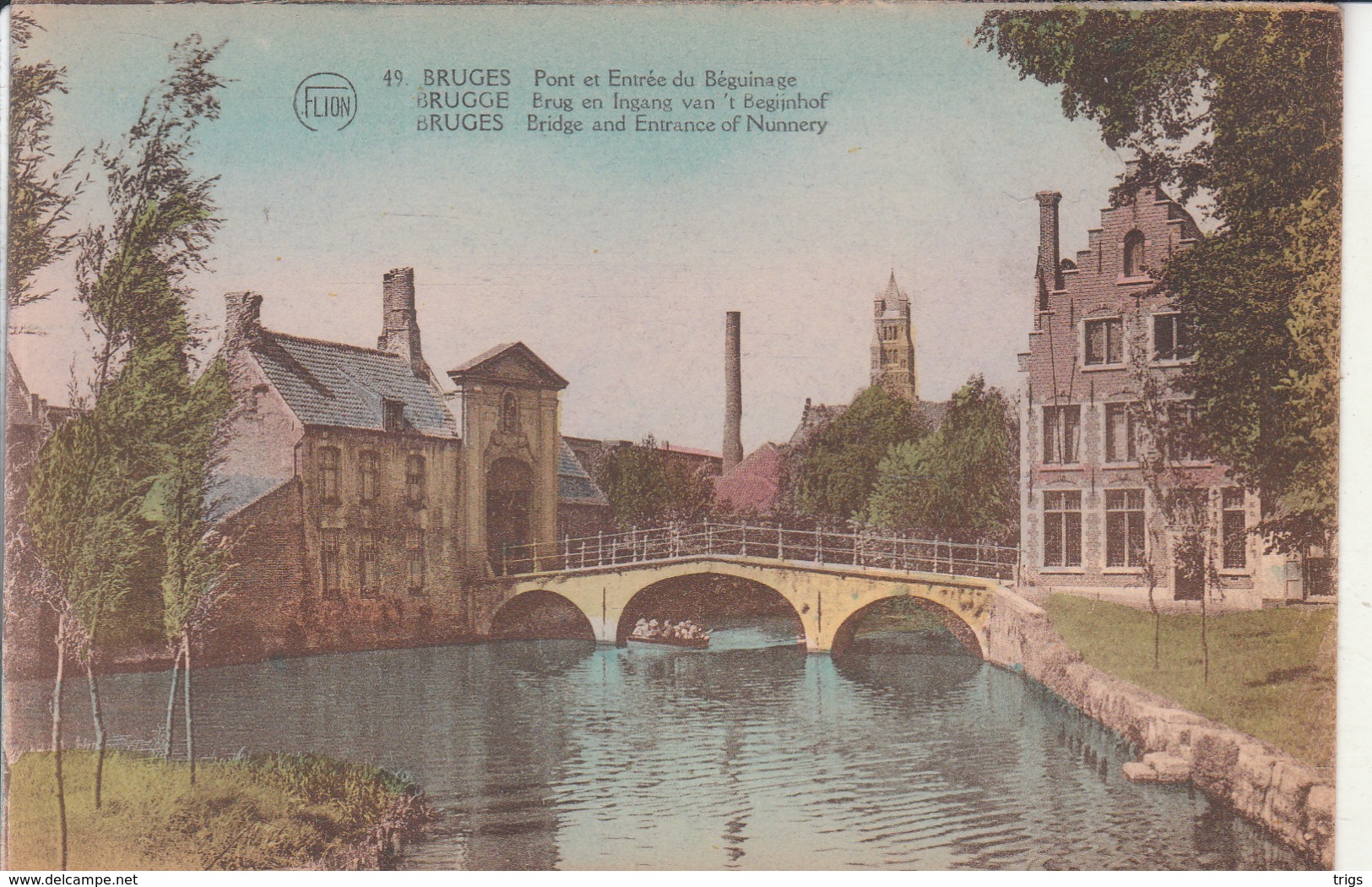 Brugge - Brug En Ingang Van 't Begijnhof - Brugge