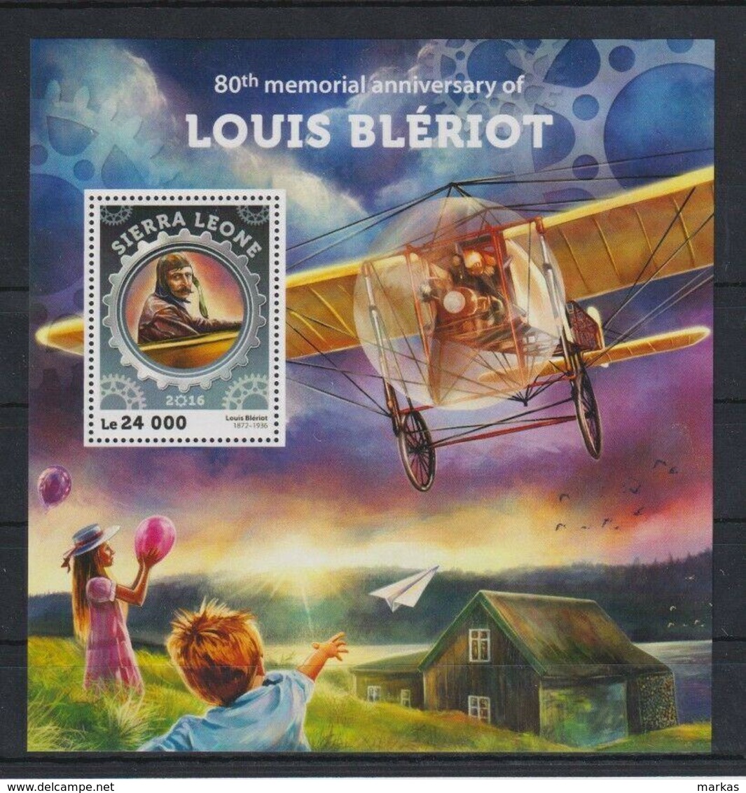 J705. Sierra Leone - MNH - 2016 - Aviation - Panes - Louis Bleriot - Bl - Flugzeuge