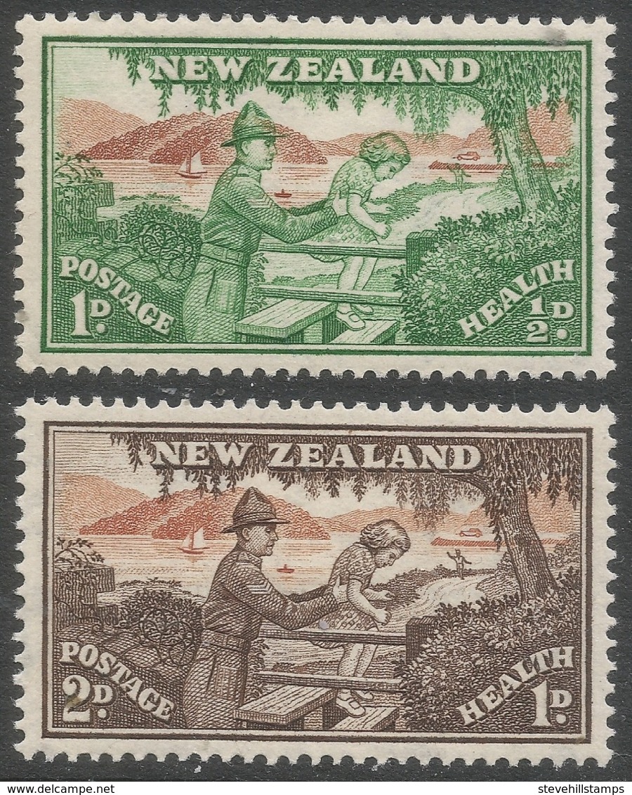 New Zealand. 1946 Health Stamps. MH Complete Set. SG 678-679 - Neufs