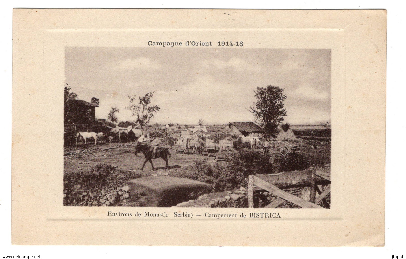 SERBIE - Environs De Monastir, Campement De Bistrica - Servië