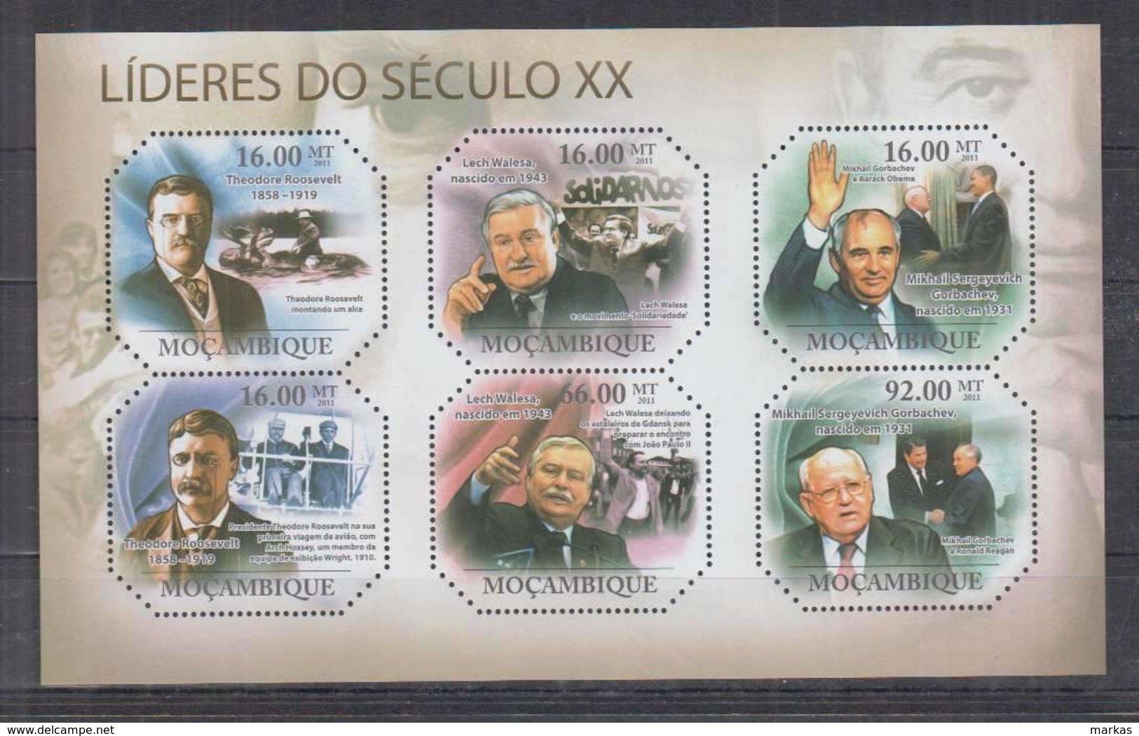 A310. Mozambique - MNH - 2011 - Famous People - Presidents - Otros & Sin Clasificación