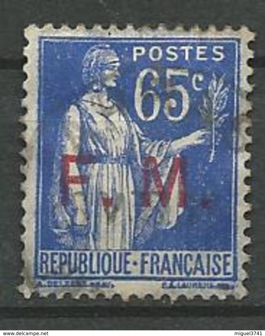 TIMBRE DE FRANCHISE 1937  - N° 8  Oblitere - Timbres De Franchise Militaire