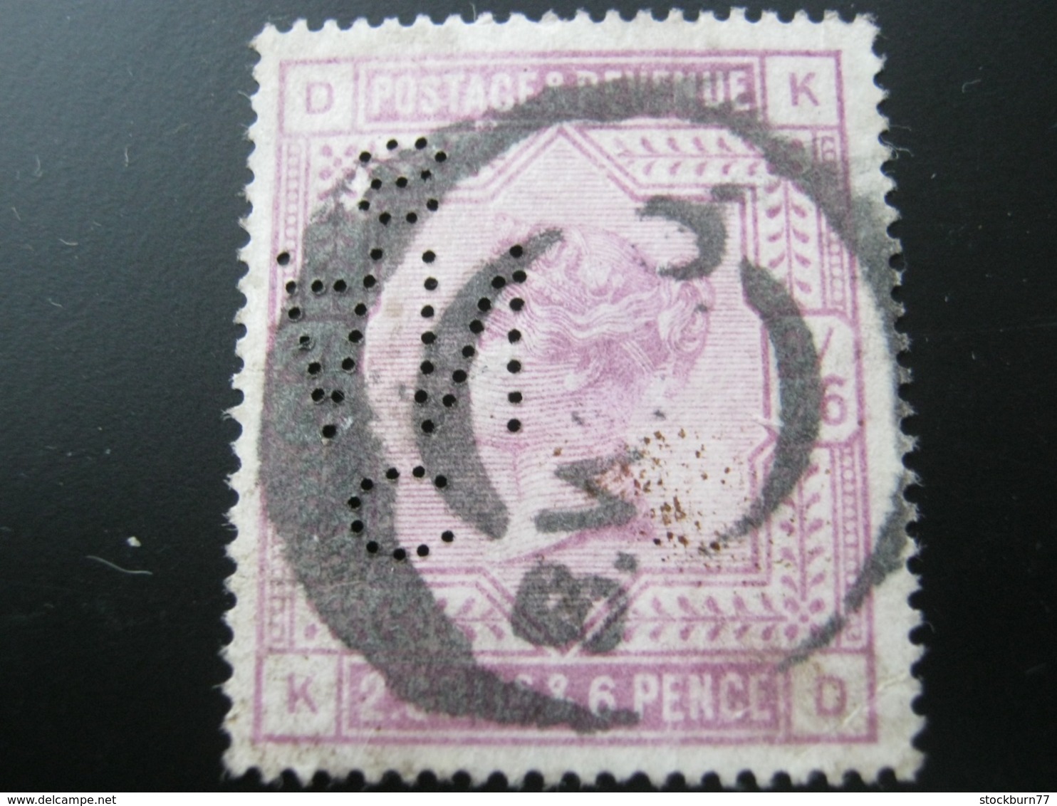 United Kingdom   ,  FIRMENLOCHUNG , Perfin , 2 Scans  , Selten - Unused Stamps
