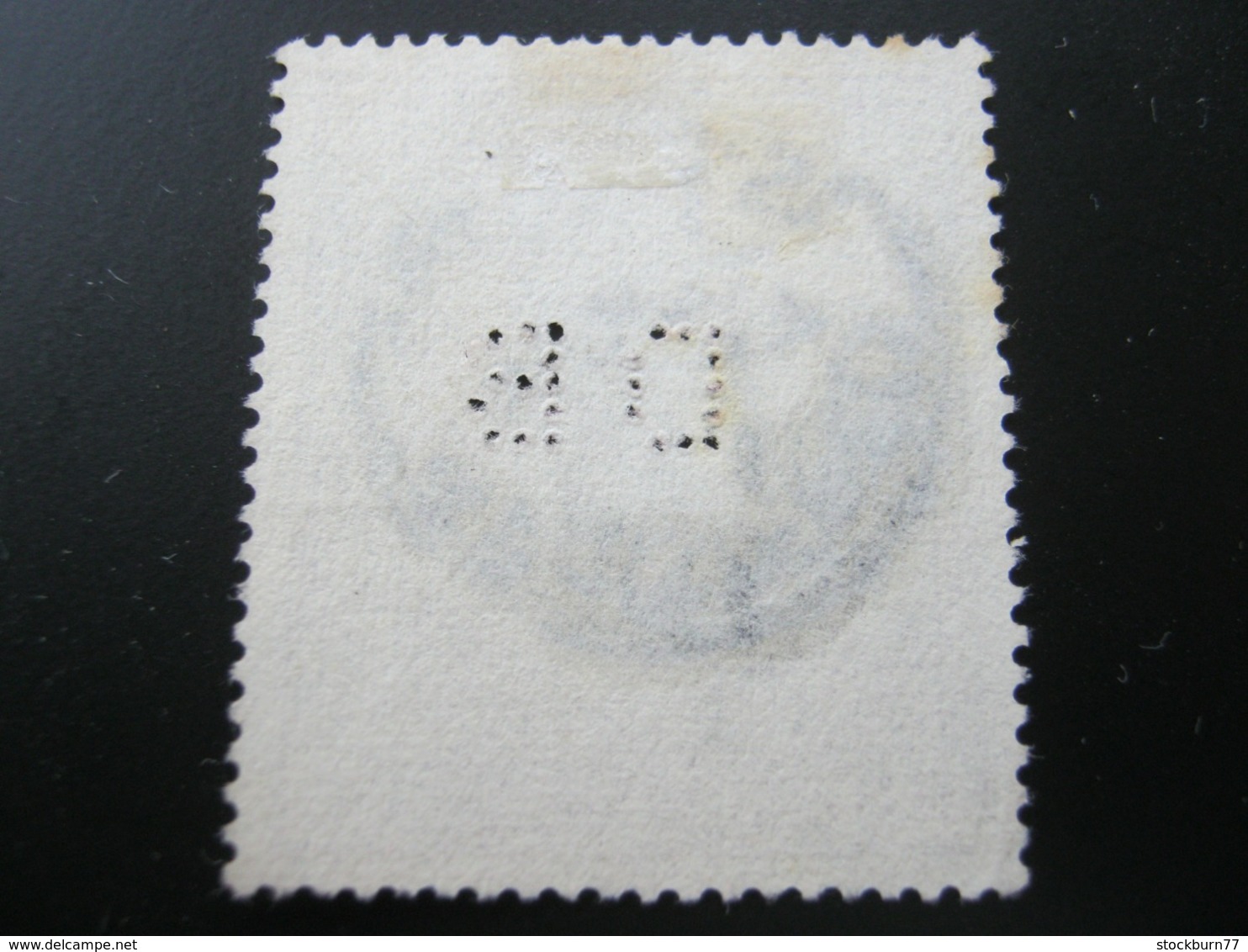 United Kingdom   ,  FIRMENLOCHUNG , Perfin , 2 Scans  , Selten - Unused Stamps