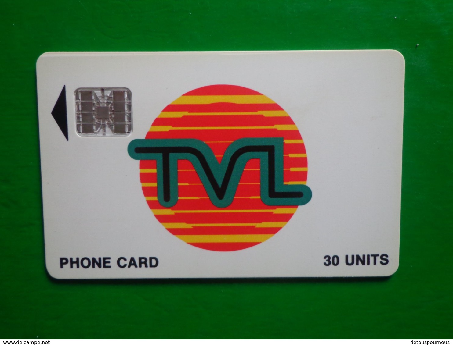 Rare Télécarte Vanuatu 30 Unités, TVL Sans Date Ni Tirage - Vanuatu