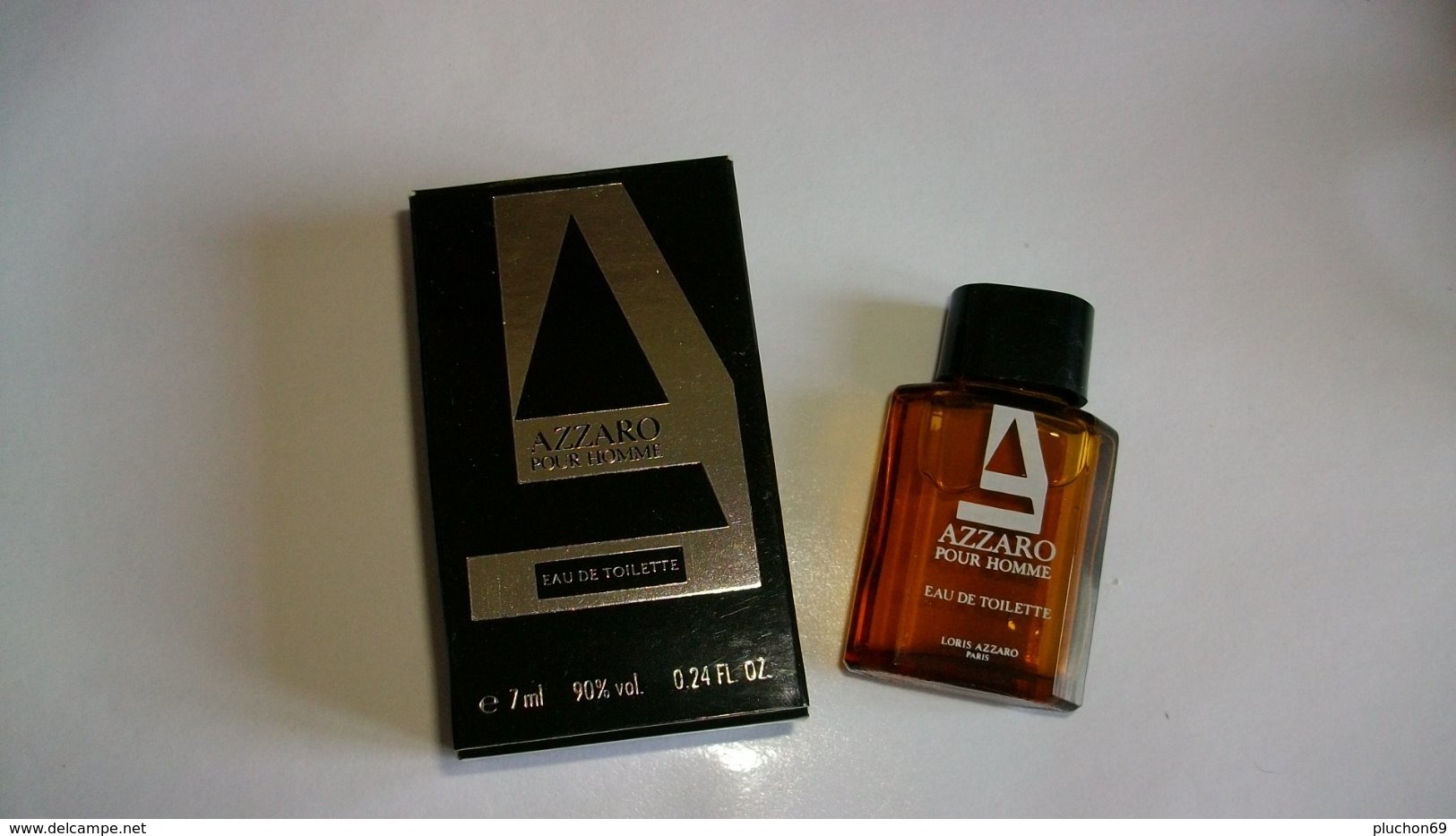 Miniature De Parfum Azzaro  " Homme " Eau De Toilette - Miniatures Hommes (avec Boite)