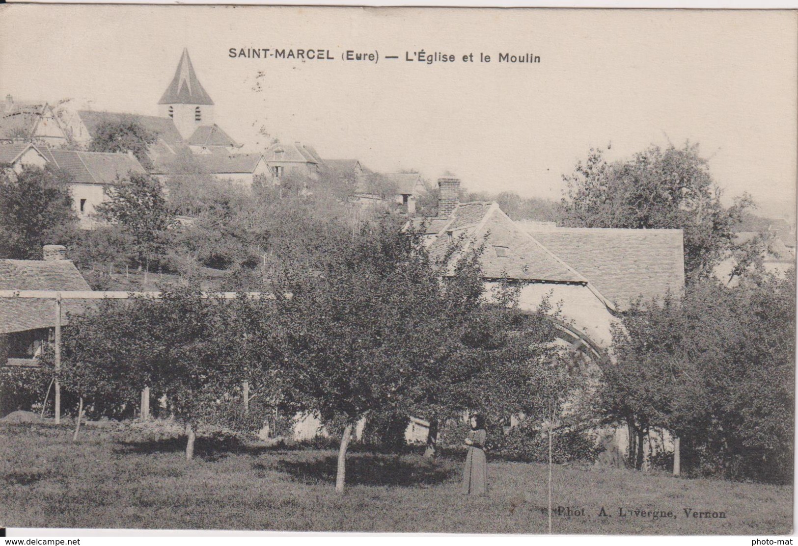 769... Saint-Marcel (Eure), L'Eglise Et Le Moulin - France (27) - Andere & Zonder Classificatie