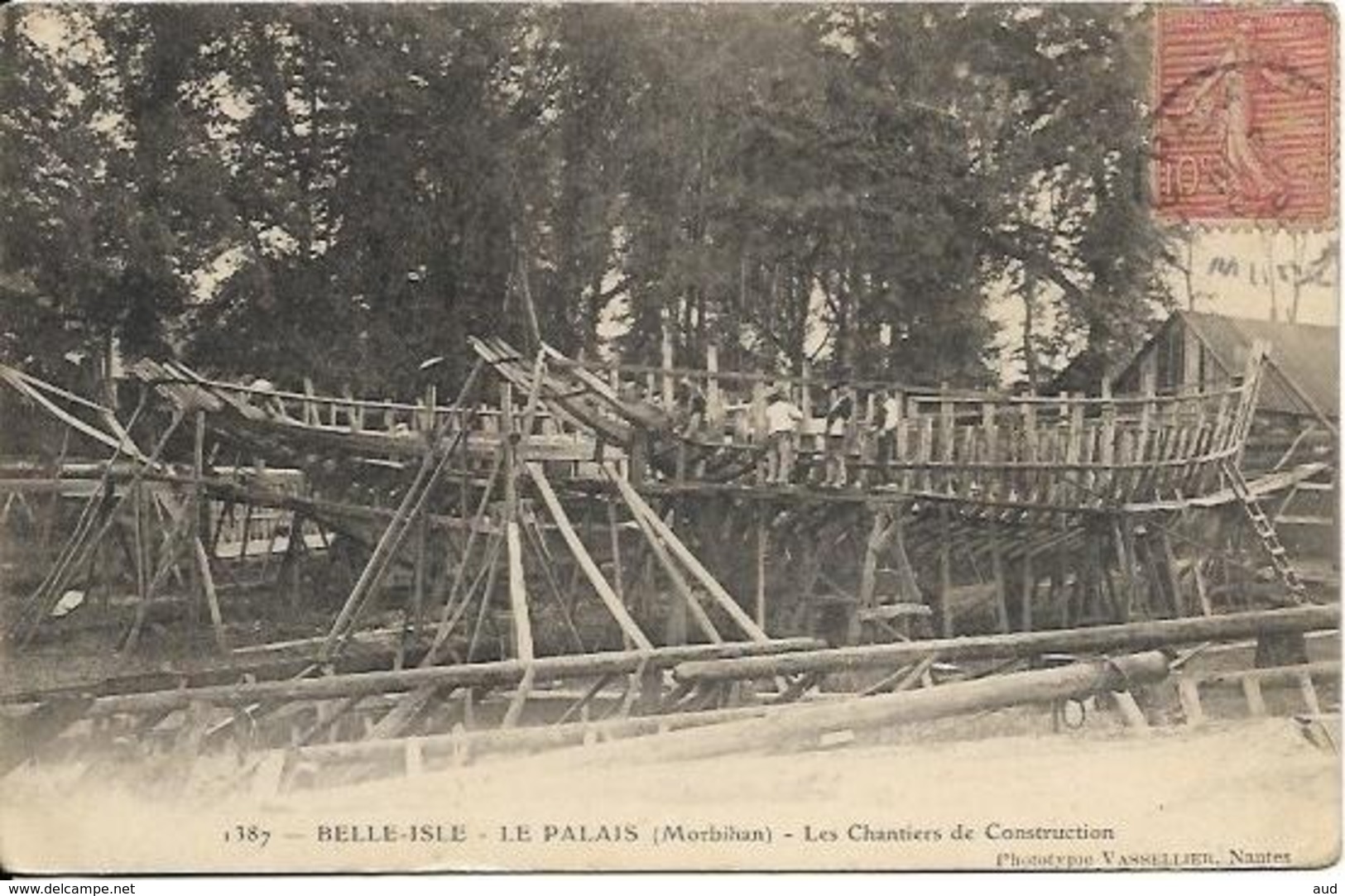 BELLE ILE EN MER,  Le Palais, Les Chantiers De Construction - Belle Ile En Mer