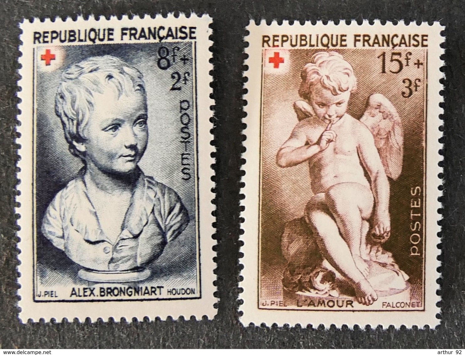 FRANCE - 1950 - YT 876 à 877 ** - CROIX-ROUGE - Nuovi