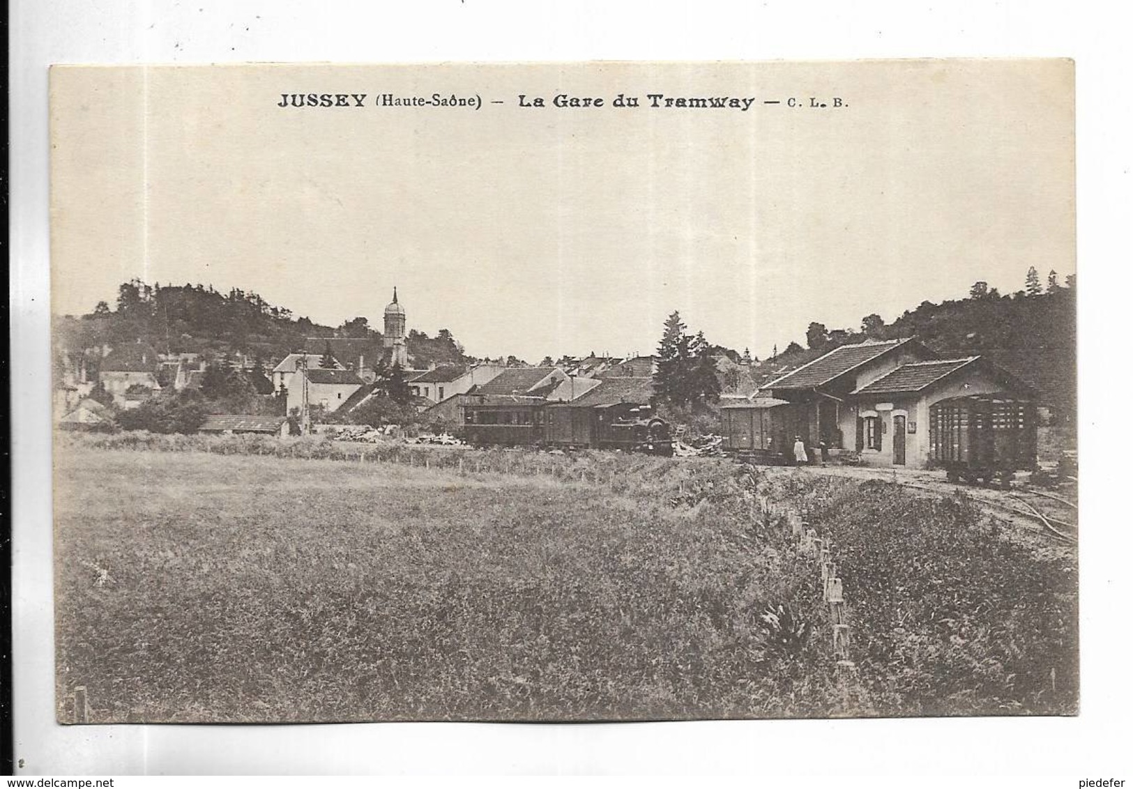 70 - JUSSEY ( Haute-Saône ) - La Gare De Tramway. - Sonstige & Ohne Zuordnung