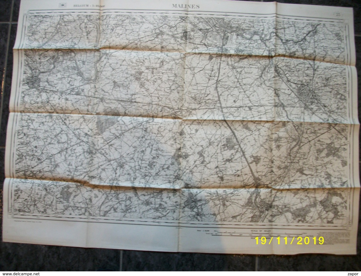 Topografische / Stafkaart Van Mechelen (Opdorp - Malderen - Lippelo - Rumpst - Hombeek - Wolvertem - Londerzeel) - Cartes Topographiques