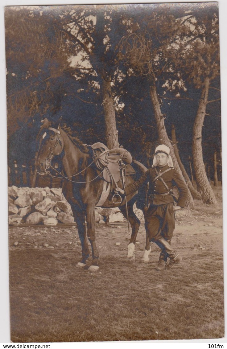 FRENCH CAVALRYMAN - ORIGINAL PHOTO - Uniformi