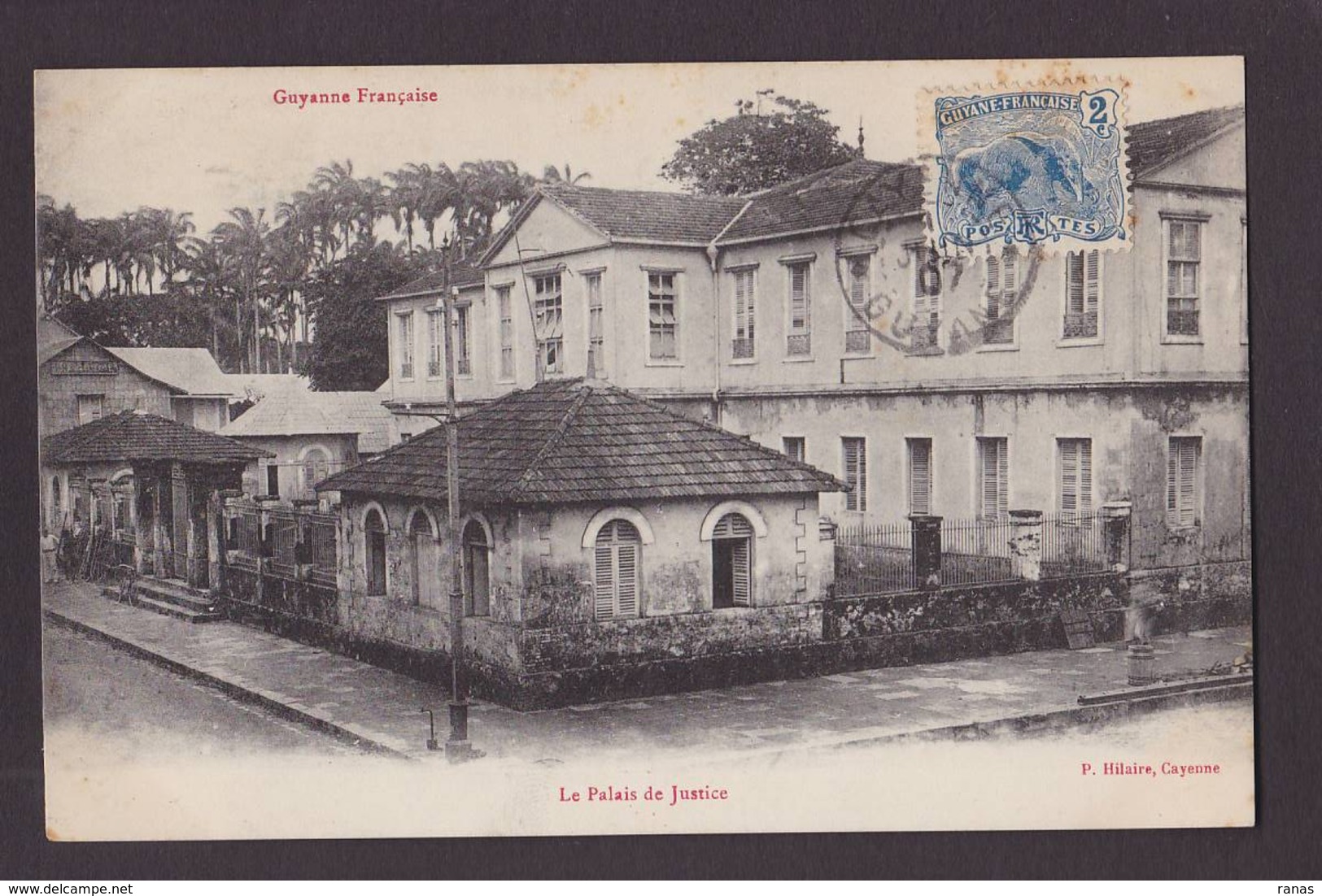CPA Guyane Française Cayenne Timbré Non Circulé Palais De Justice - Cayenne