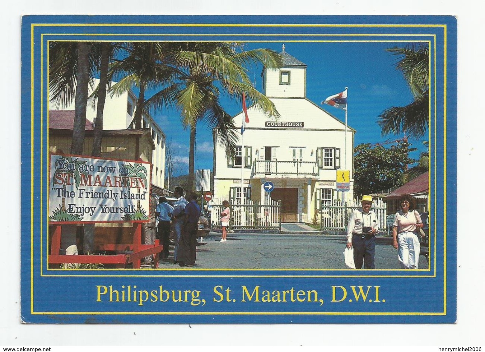 Cpm St Martin , Philipsburg , Saint Maarten Dwi Postoffice .. - Sint-Marteen