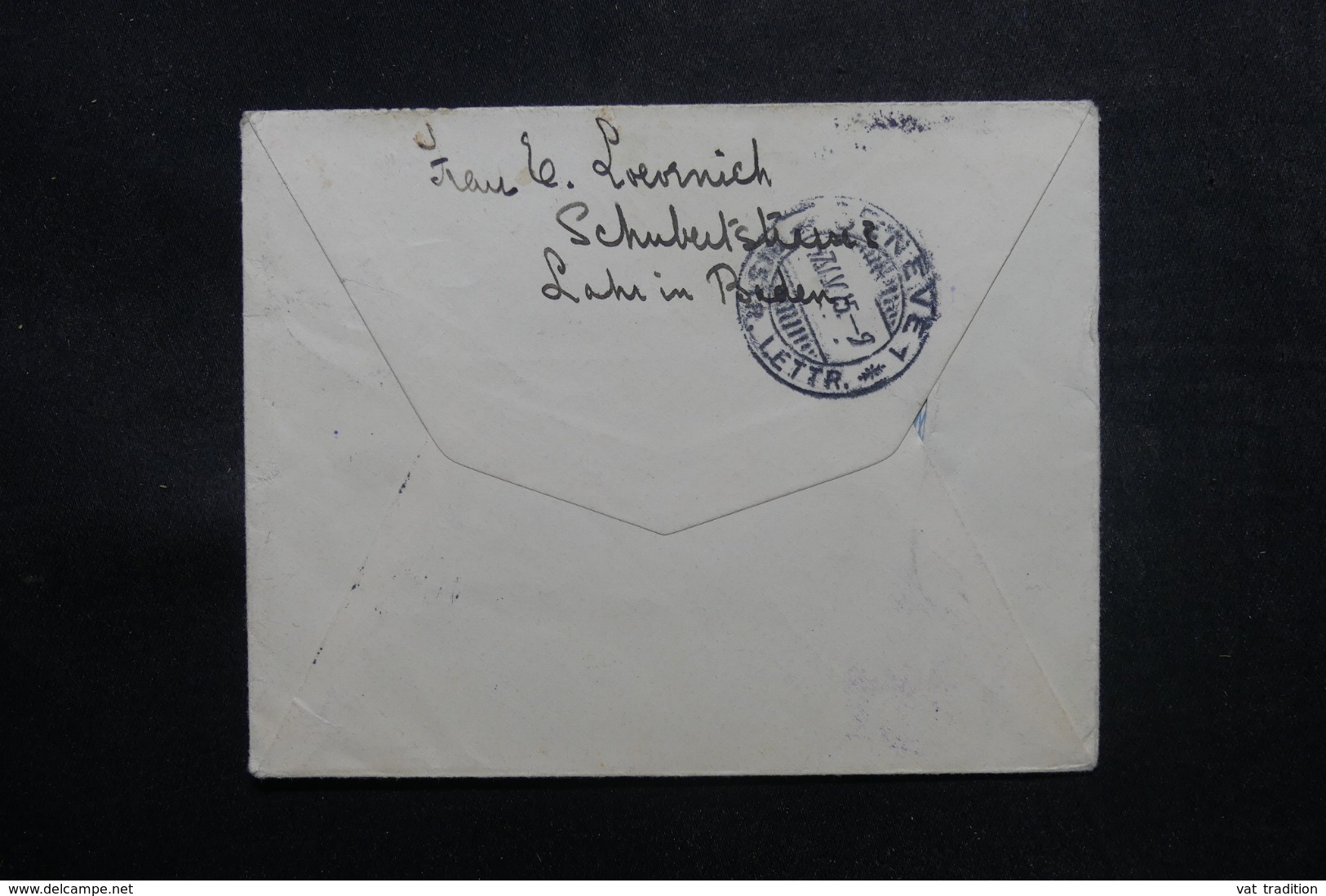 ALLEMAGNE - Enveloppe De Lahr En 1915 Pour La Suisse , Voir Cachet Militaire - L 47506 - Covers & Documents