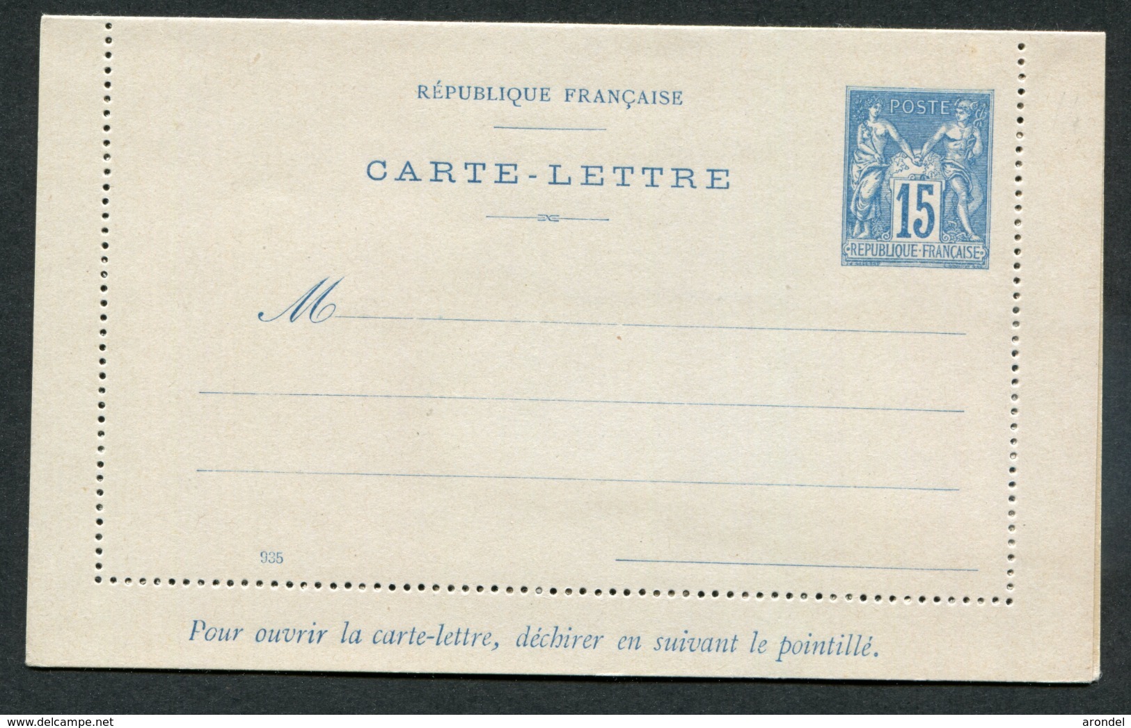 SAG J26 - Cartes-lettres