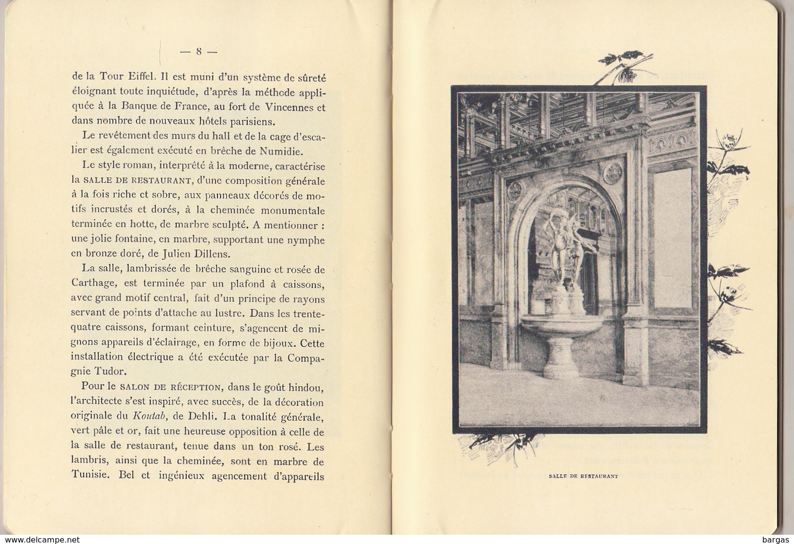 RARE 1894 Guide Souvenir Hôtel Métropole à Bruxelles Café Restaurant - Dépliants Touristiques