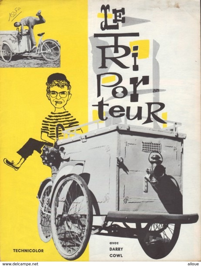 PRESS-BOOK DU FILM LE TRIPORTEUR - DARRY COWL-BEATRICE ALTARIBA-PIERRE MONDY-ROGER CAREL-JEAN CLAUDE BRIALY - Werbetrailer