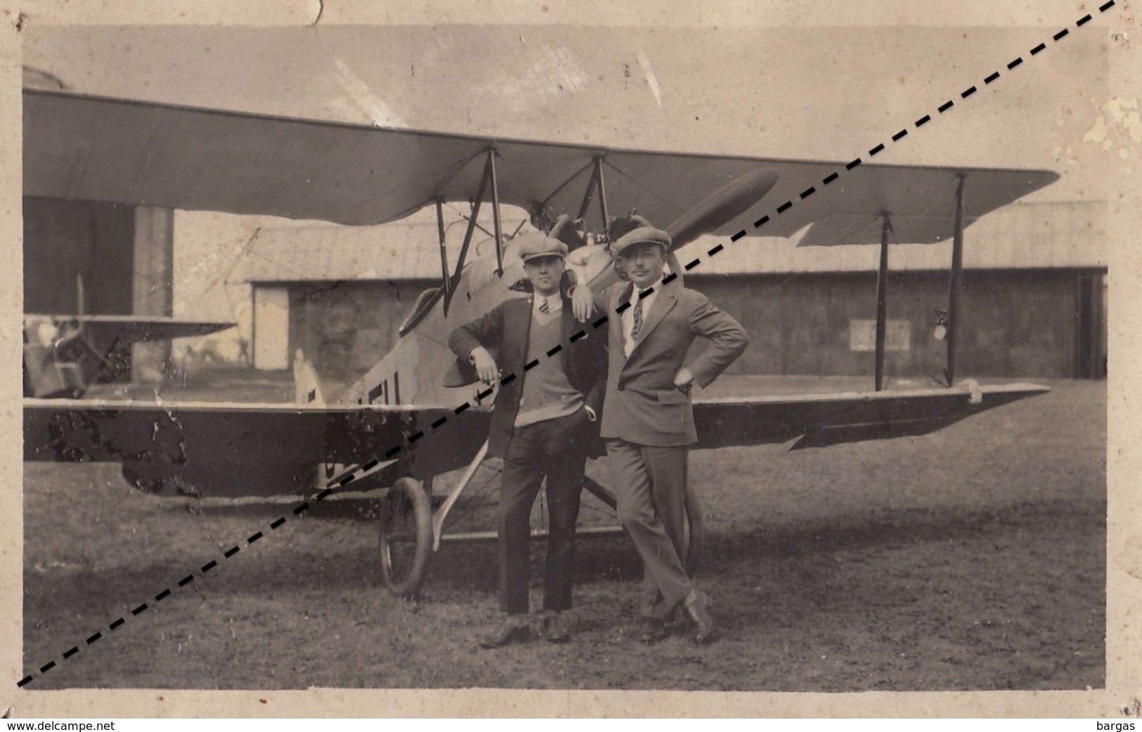 Photo Carte Postale Crooy Groenen Record Avion Aviation Tienen Tirlemont - Aviation