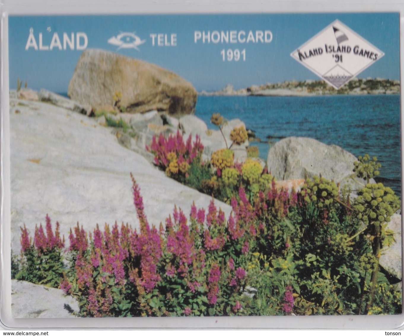 Aland - GPT, AL-FOL-ALP-0001, Aland Island Games In Folder, Golf, Map, Mint, 3 Scans. - Aland