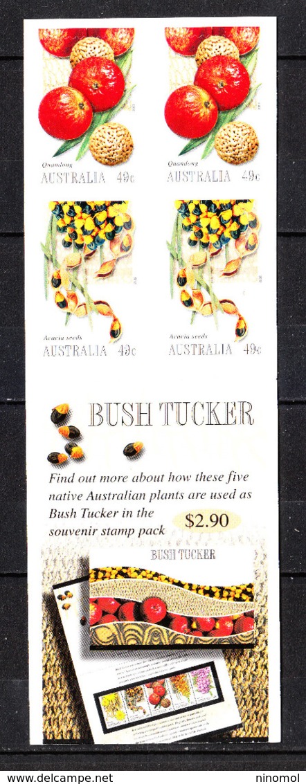 Australia   -  2002. Piante Commestibili. Edible Plants. Carnet MNH - Heilpflanzen