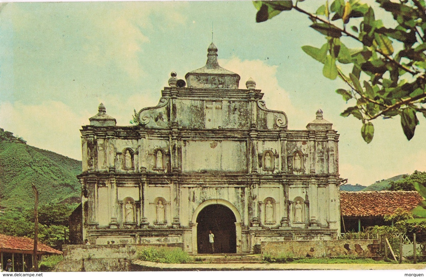 34674. Postal Aerea SAN SALVADOR (El Salvador) 1964. Iglesia Colonial PANCHIMALCO - El Salvador