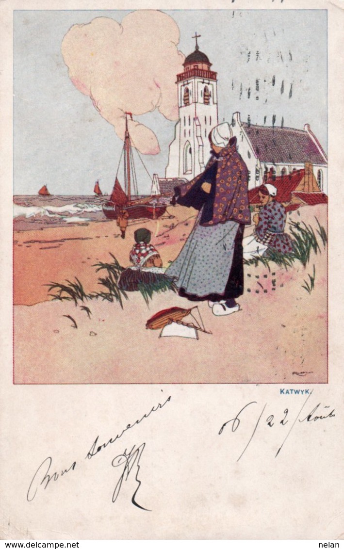 Netherlands - Katwijk - Katwyk-1906 - Katwijk (aan Zee)