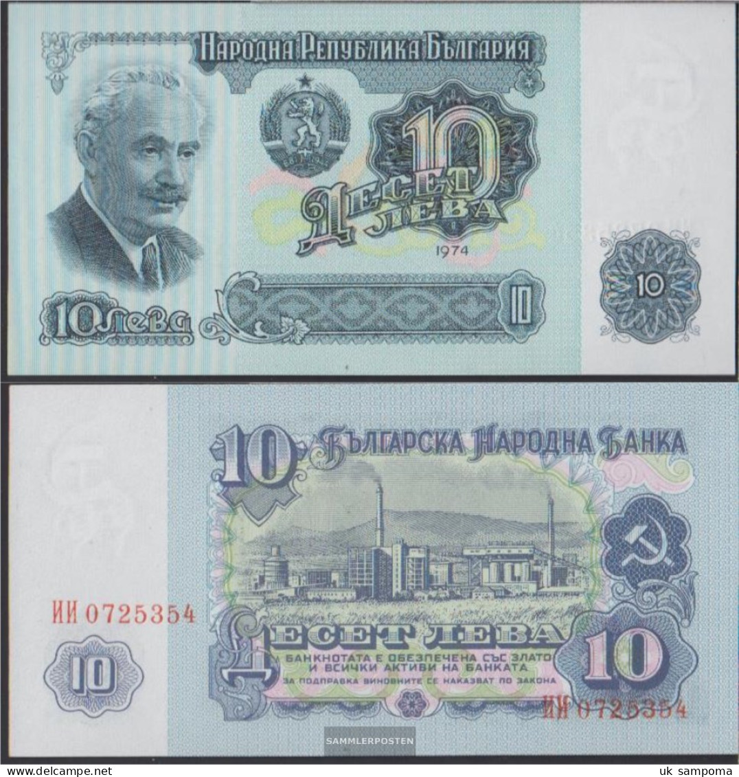 Bulgaria Pick-number: 96b Uncirculated 1974 10 Leva - Bulgaria