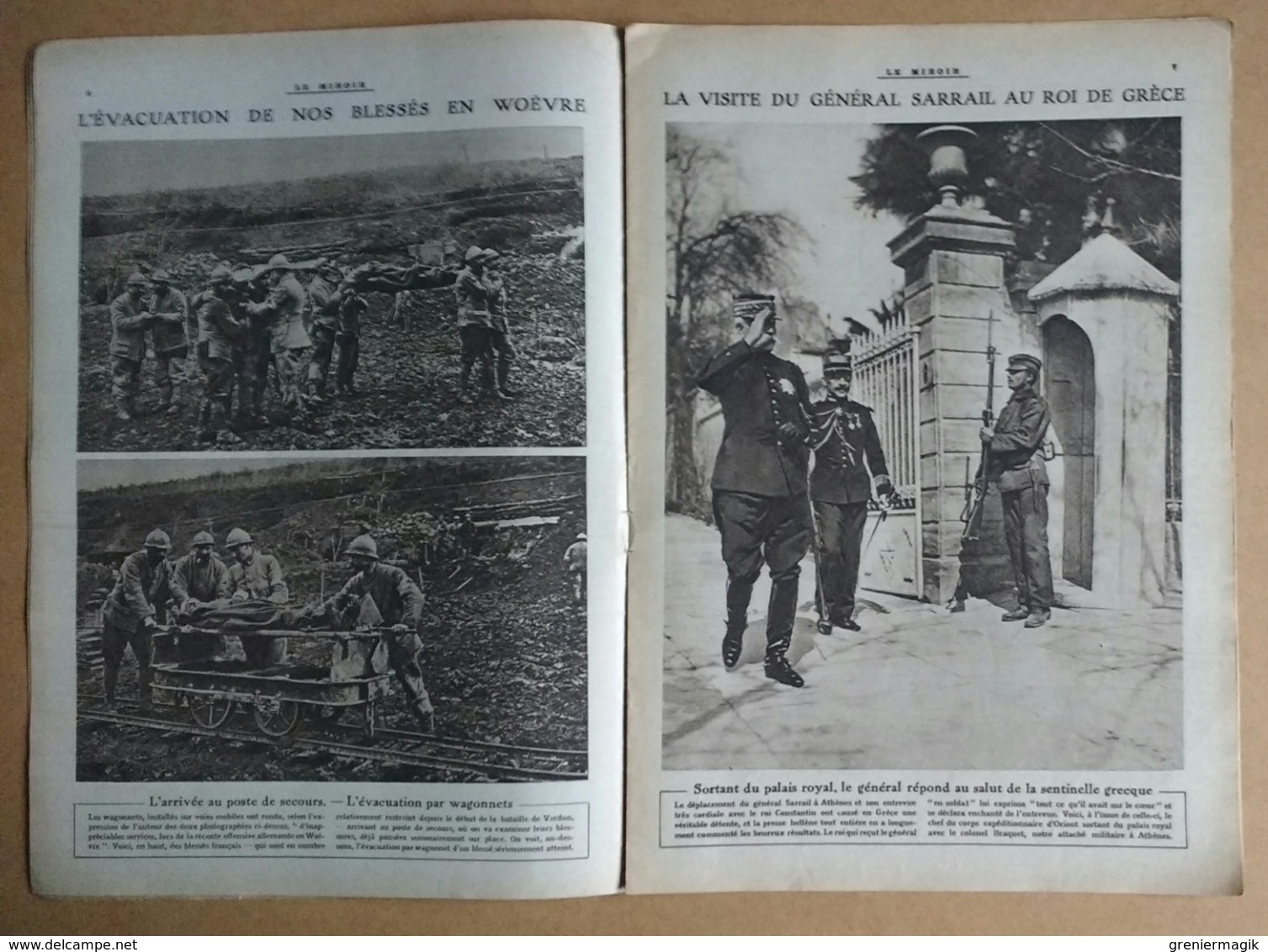 Le Miroir Du 26/03/1916 Les Héros Du Croiseur "La Provence" - D'Erzeroum à Trébizonde - Rupture Allemagne-Portugal - Andere & Zonder Classificatie