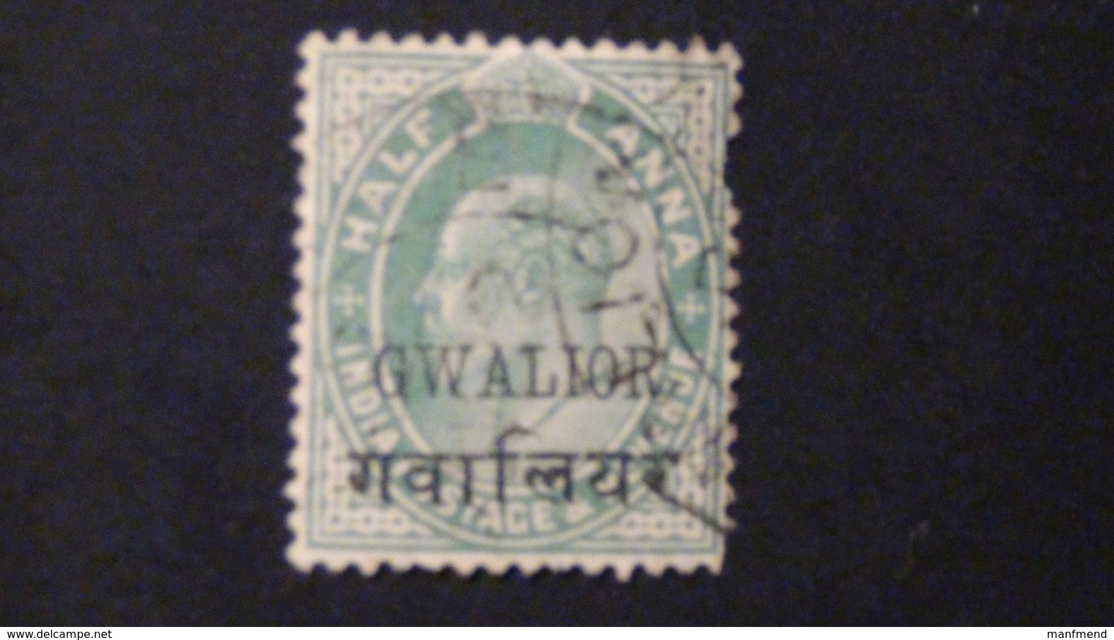 India - Gwalior - 1903 - Mi:IN-GW 36I, Yt:IN-GW 30, Sg:IN-GW 48A O - Look Scan - Gwalior
