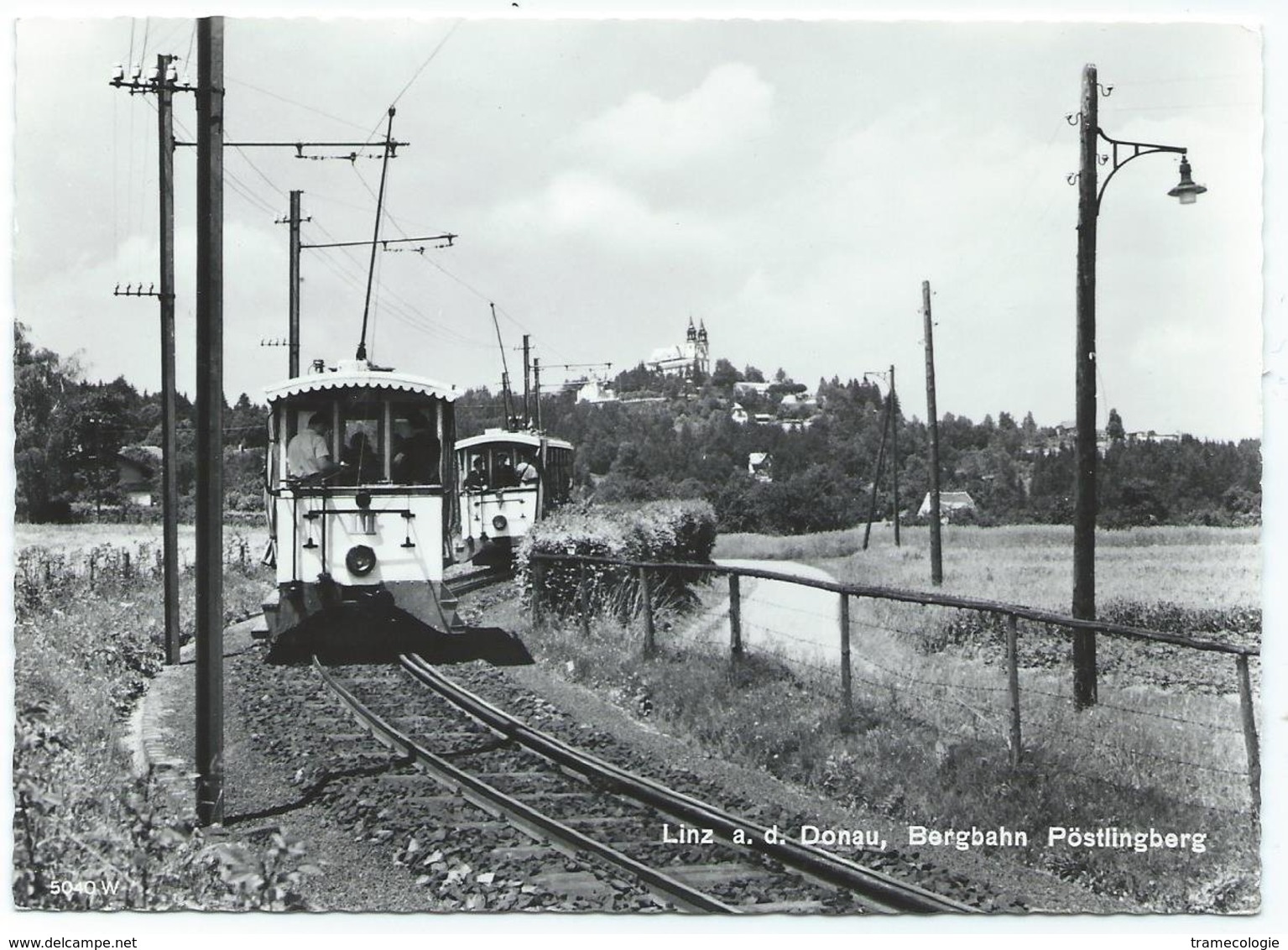 Linz Tram Tramway Strassenbahn Trolley Streetcar Pöstlingberg Bergbahn Bahn Pöstlingbergbahn 1967 - Linz Pöstlingberg