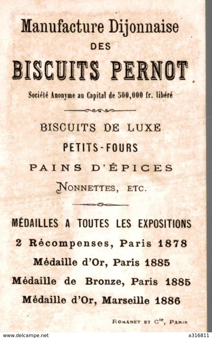 Biscuits Pernot  Rentree Du Modele Au Quartier - Pernot