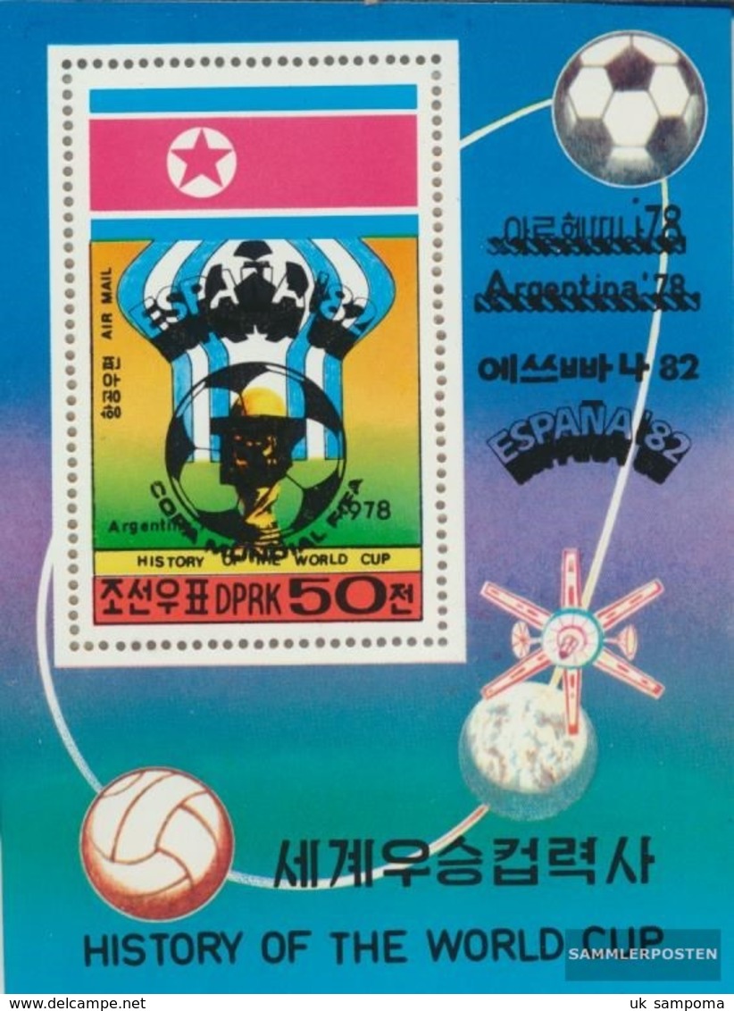 North-Korea A Block49 (complete Issue) Unmounted Mint / Never Hinged 1978 History The Football-WM - Korea, North