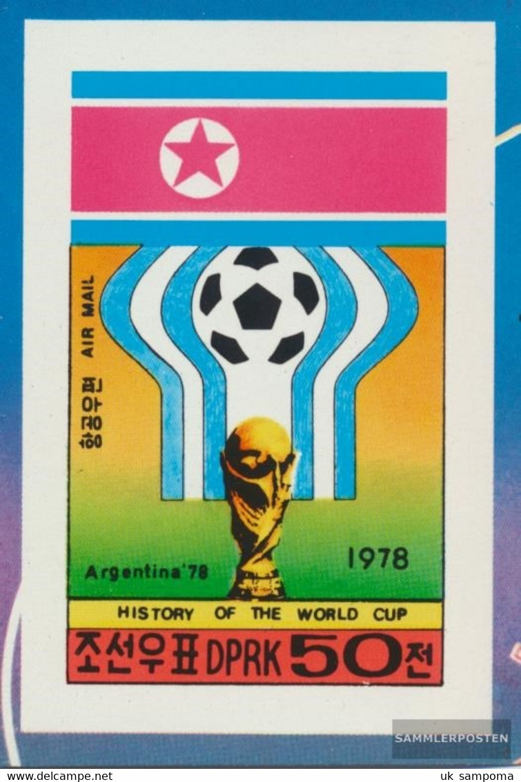 North-Korea 1745B (complete Issue) Unmounted Mint / Never Hinged 1978 History The Football-WM - Korea, North