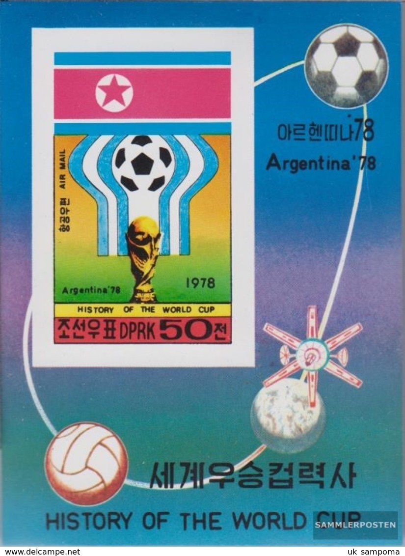 North-Korea Block49B (complete Issue) Unmounted Mint / Never Hinged 1978 History The Football-WM - Korea, North