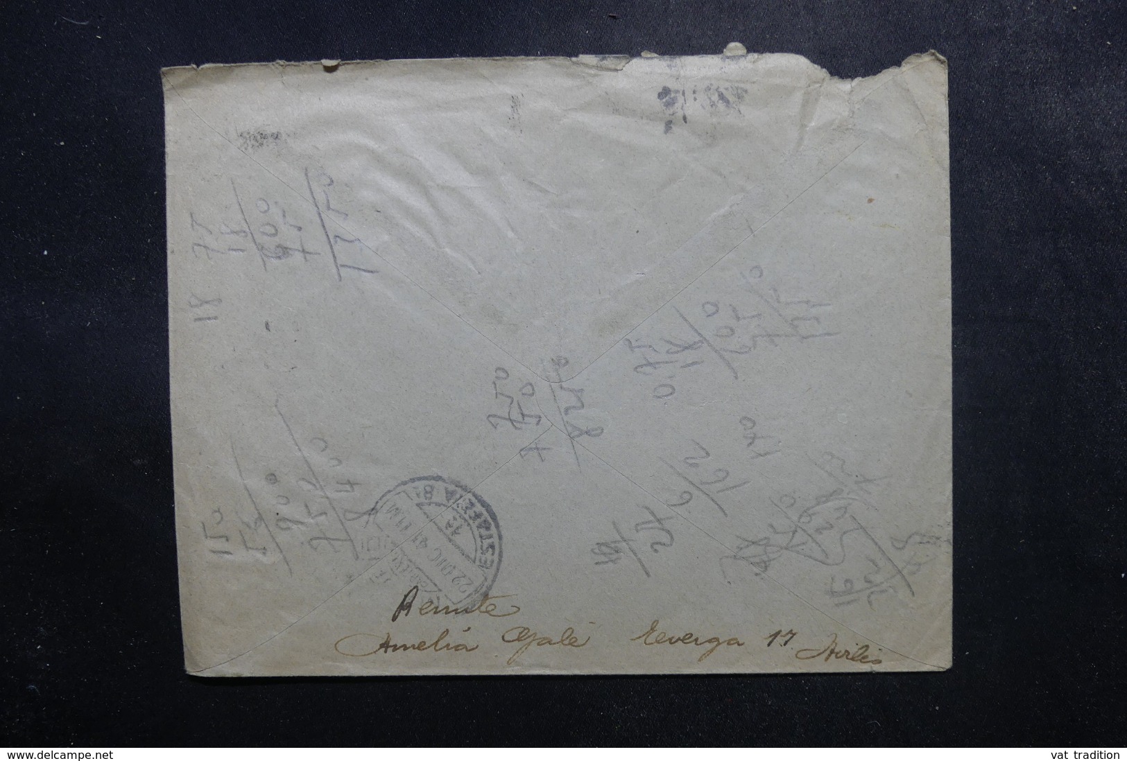 ESPAGNE - Enveloppe Pour Madrid En 1941 Avec Contrôle Postal - L 47547 - Marques De Censures Nationalistes