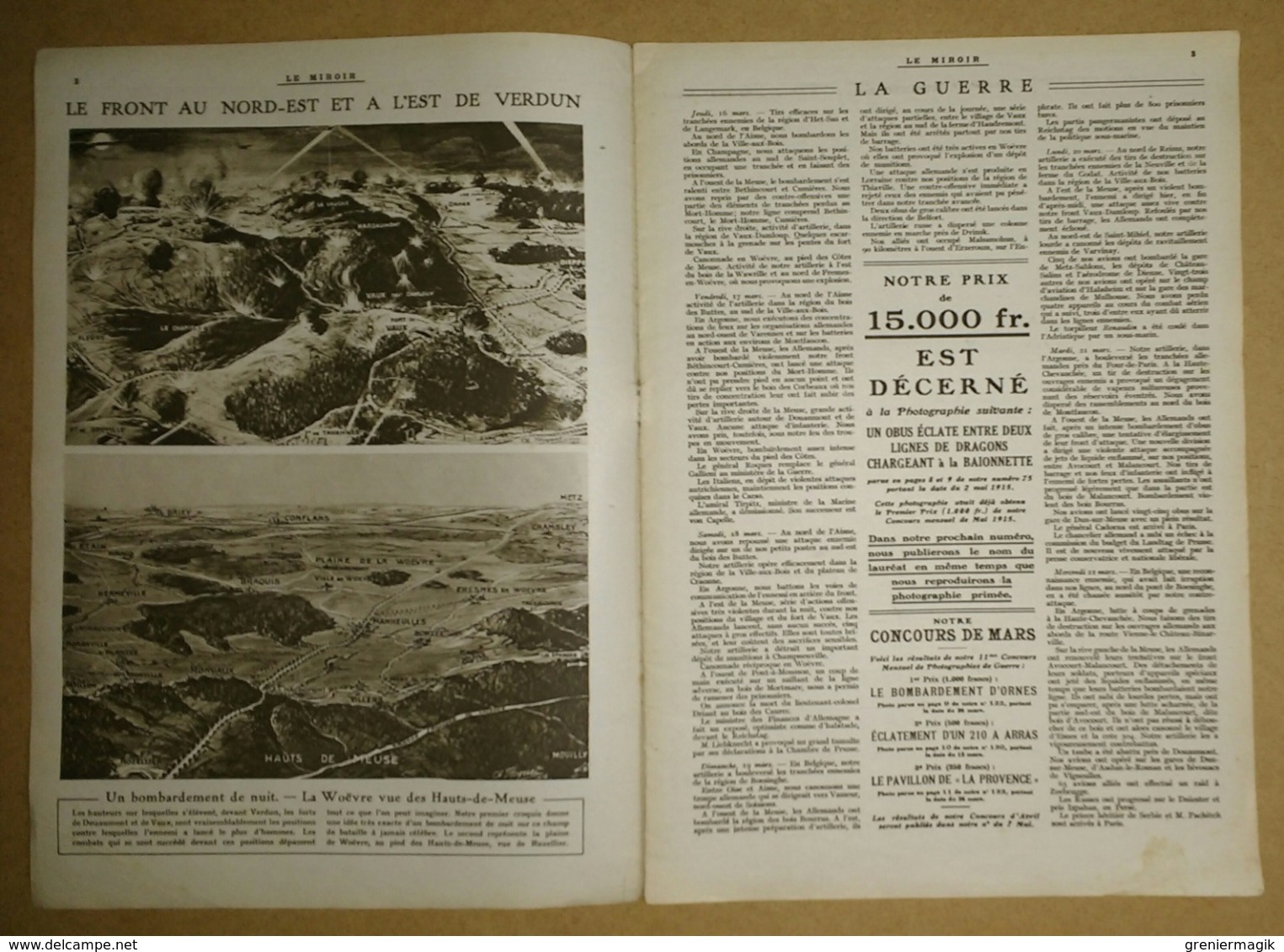 Le Miroir Du 2/04/1916 Manifestation De L'Entente Les Délégués Des Alliés à La Conférence De Paris - Alexandre De Serbie - Andere & Zonder Classificatie