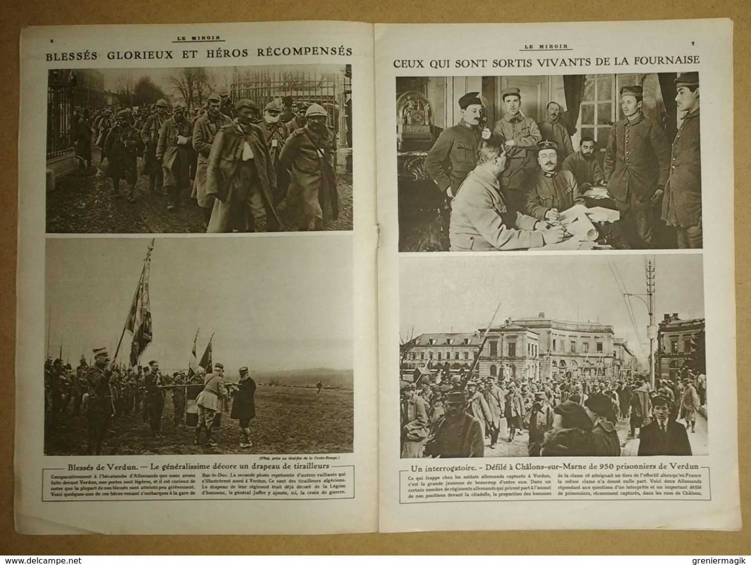 Le Miroir Du 2/04/1916 Manifestation De L'Entente Les Délégués Des Alliés à La Conférence De Paris - Alexandre De Serbie - Andere & Zonder Classificatie