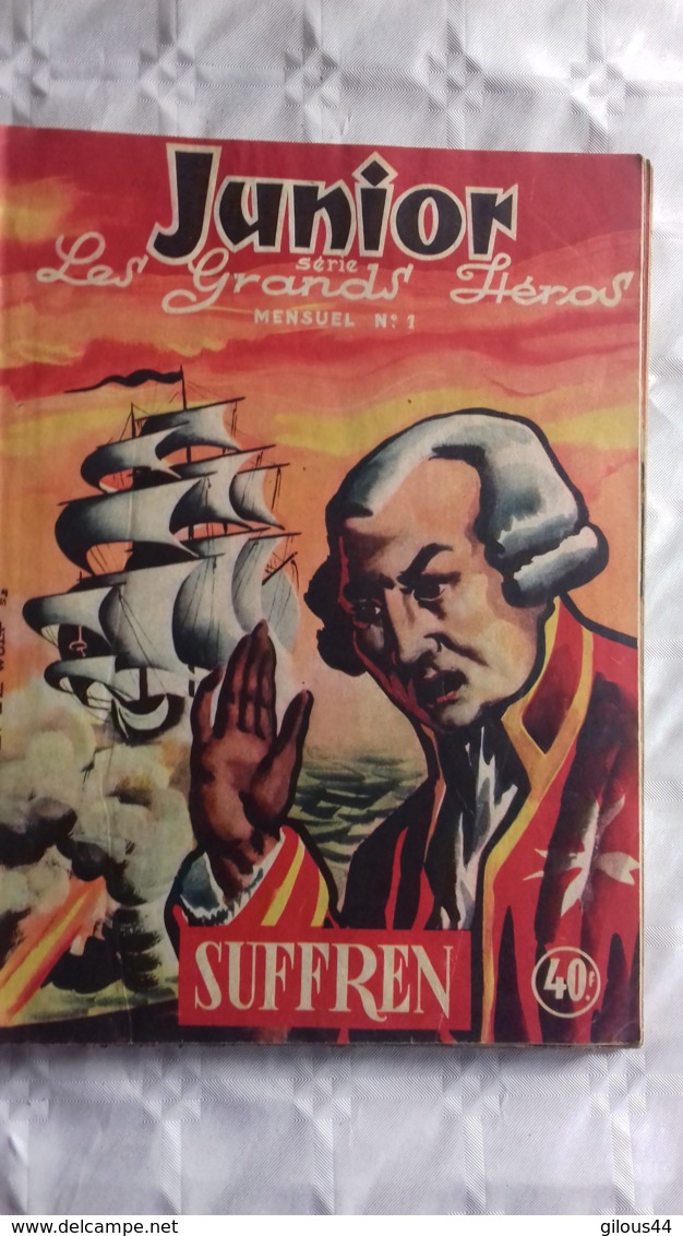 Junior  Les Grands Héros  Reliure Avec 9 Numéros  1952 - Andere & Zonder Classificatie