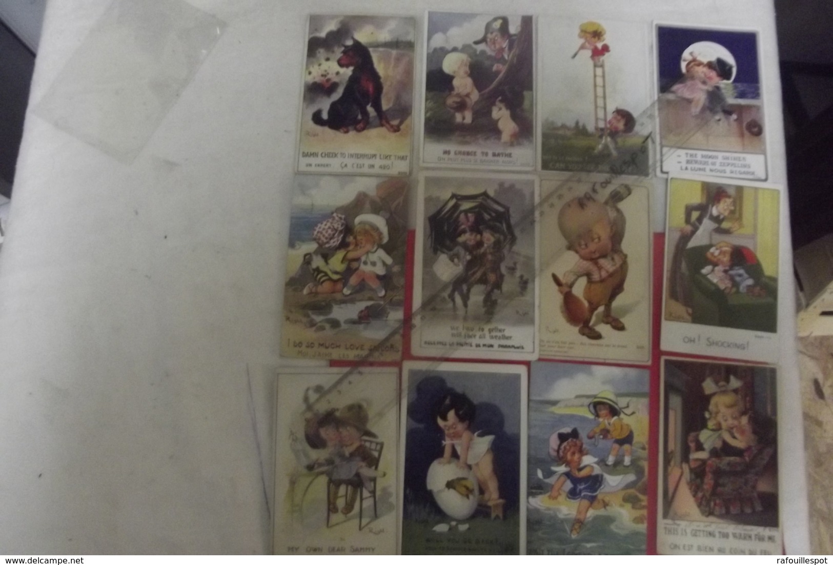 Cp Lot 24  Cartes Signé Right - Right