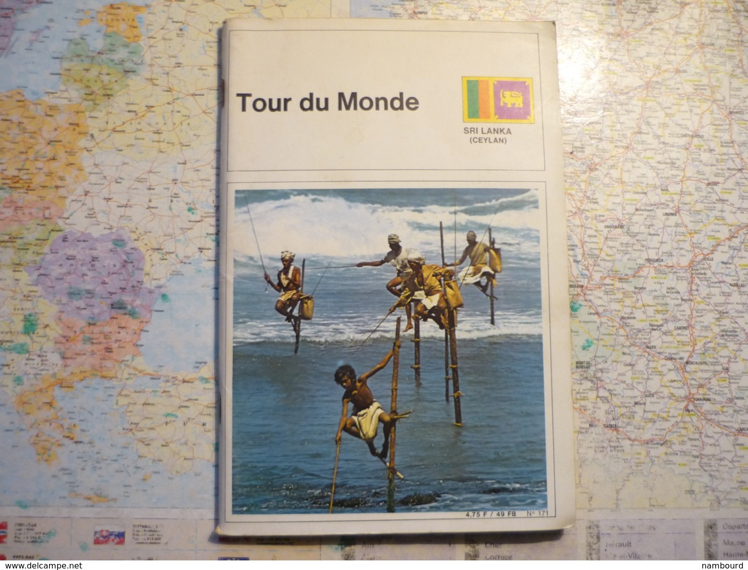 Tour Du Monde Association Française De Géographie Sri Lanka (Ceylan) N°171 24 Décembre 1973 - Géographie