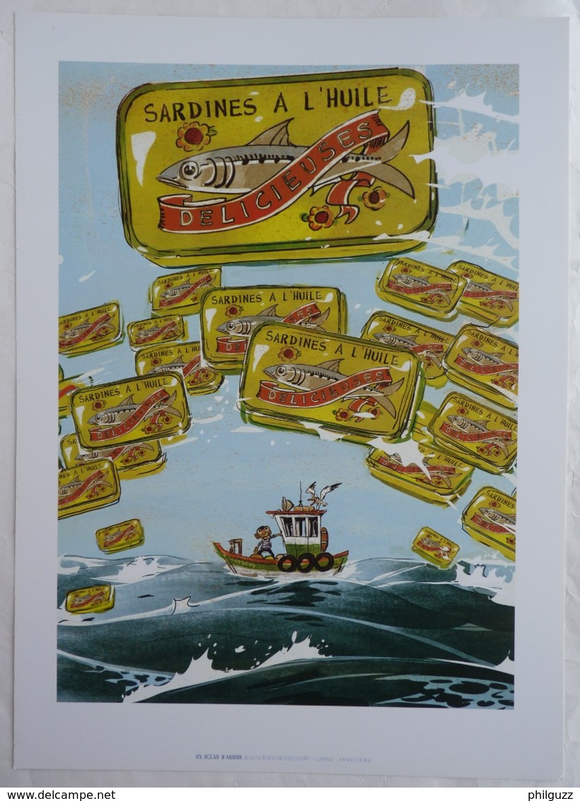 Ex Libris IMAGE LA FABRIQUE DELCOURT UN OCEAN D'AMOUR PANACCIONE 2015 XL - Ilustradores P - R