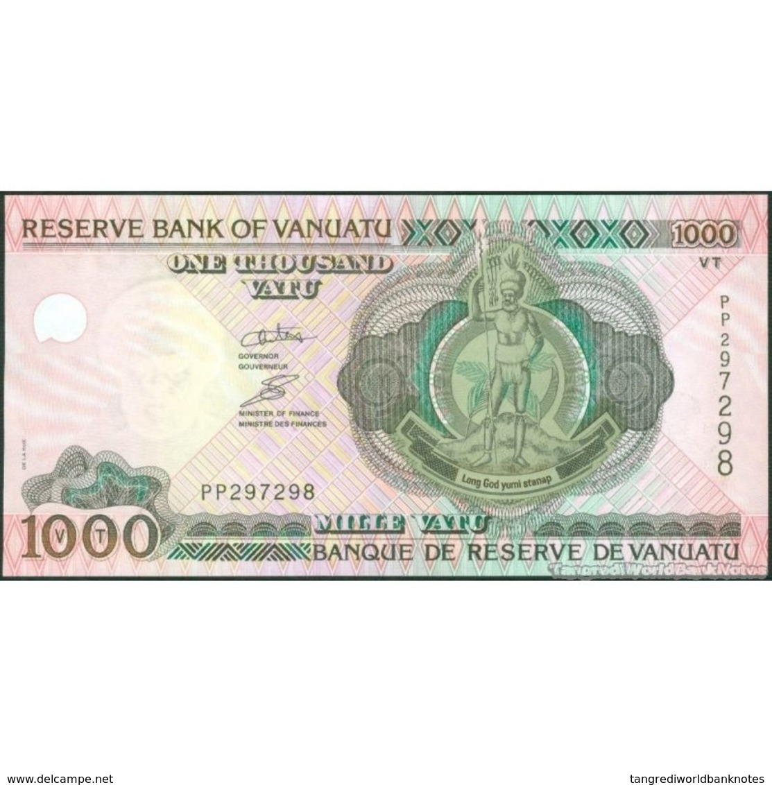 TWN - VANUATU 10c - 1000 1.000 Vatu 2009 Prefix PP UNC - Vanuatu