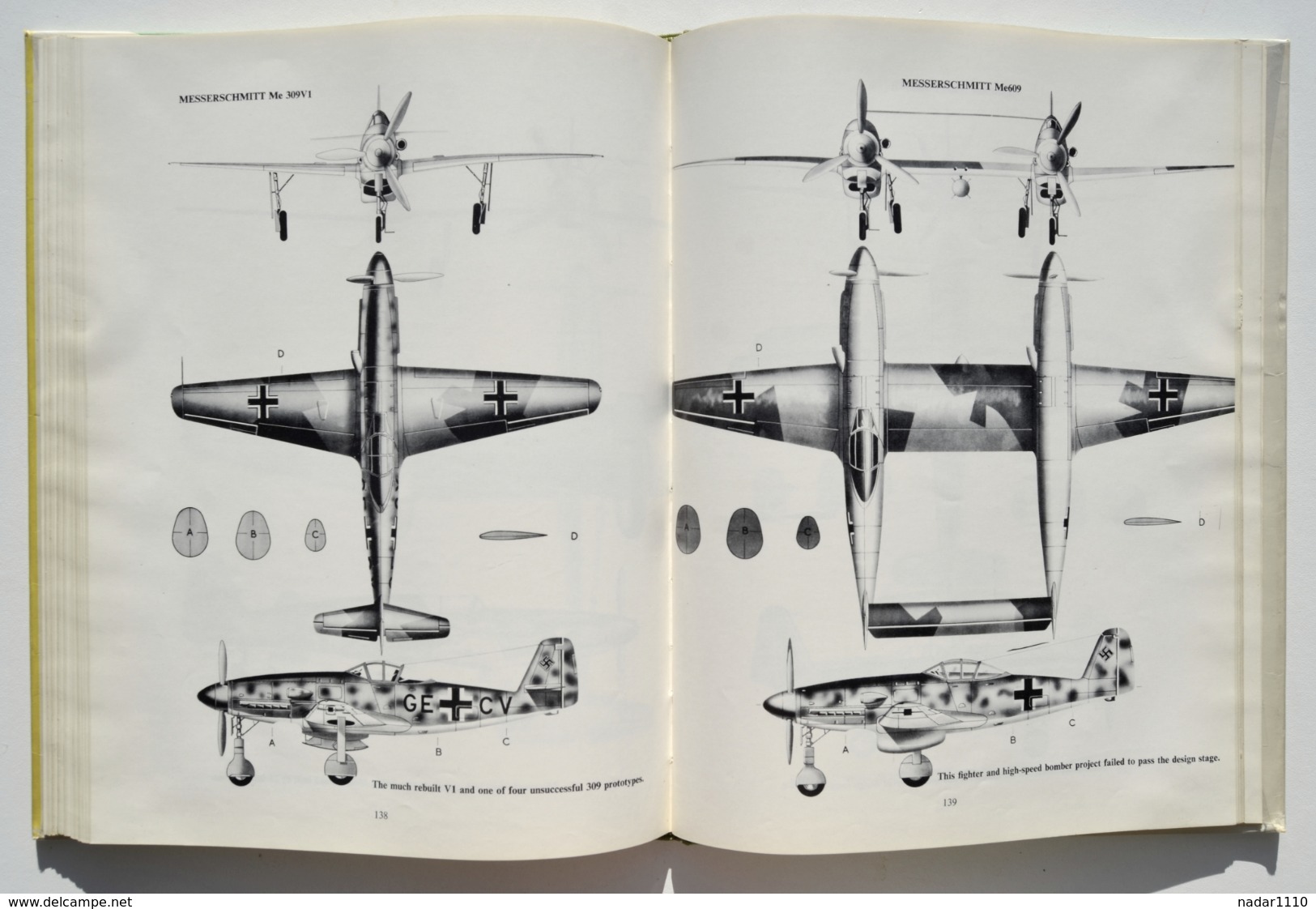 Guerre 40-45, aviation : The Messerschmitt 109, a famous German Fighter - Heinz J. Nowarra, 1963 / Avion, nazi