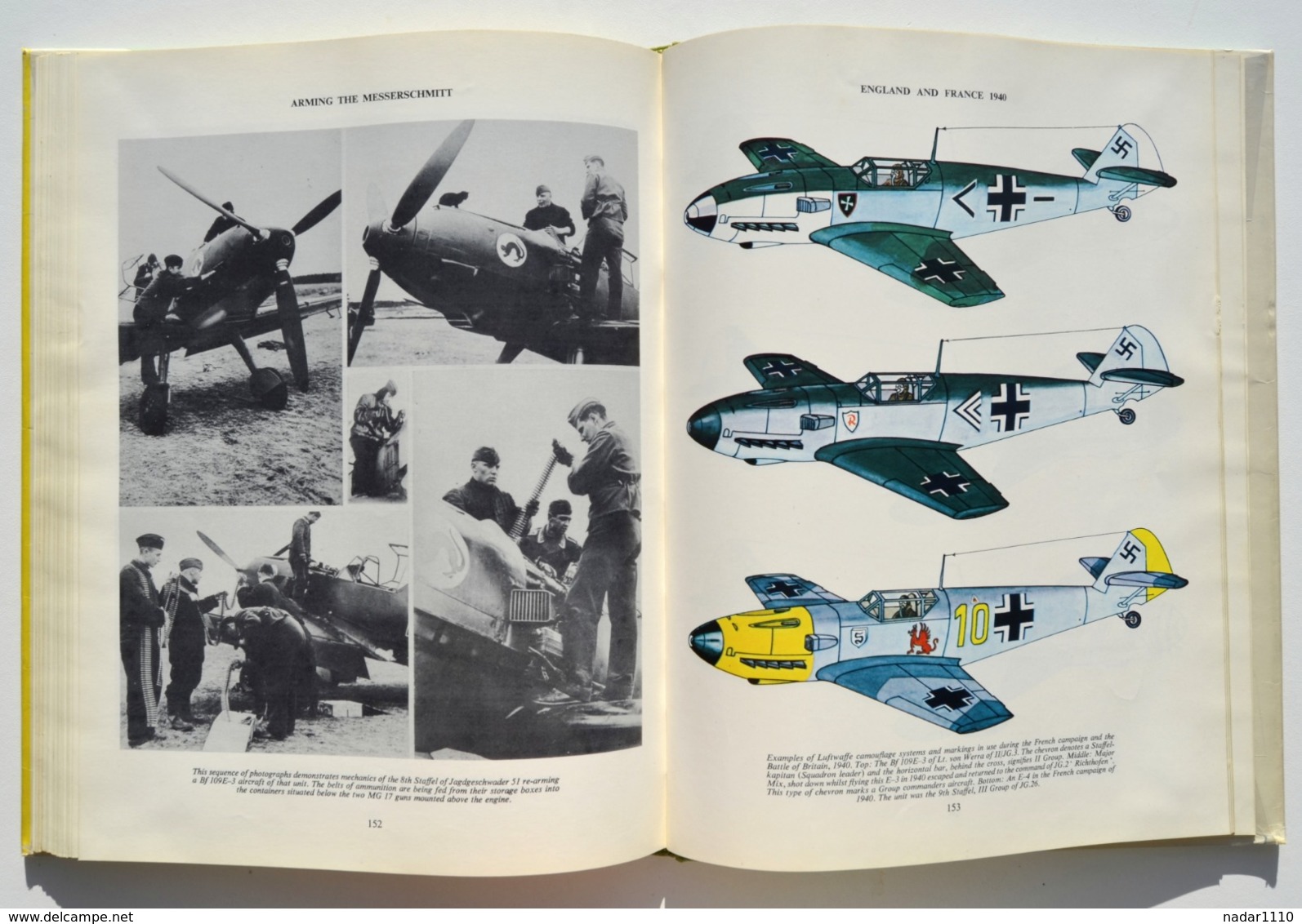 Guerre 40-45, aviation : The Messerschmitt 109, a famous German Fighter - Heinz J. Nowarra, 1963 / Avion, nazi