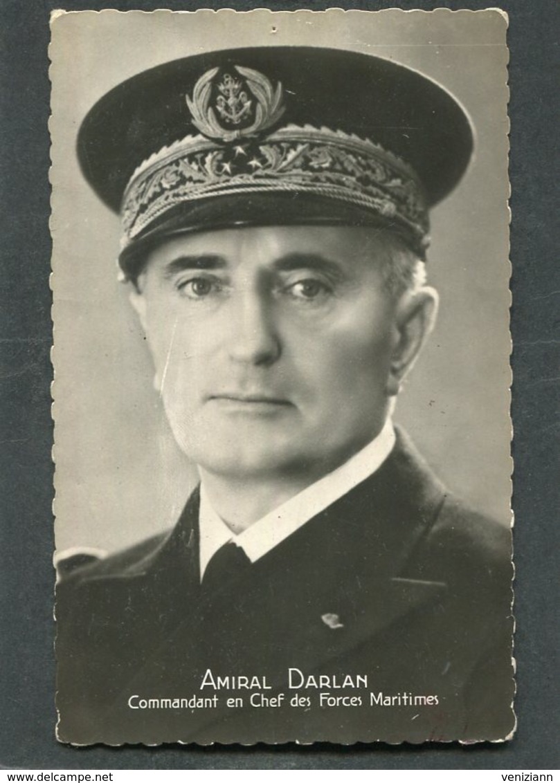 CPSM Format CPA - Amiral DARLAN, Commandant En Chef Des Forces Maritimes - Krieg