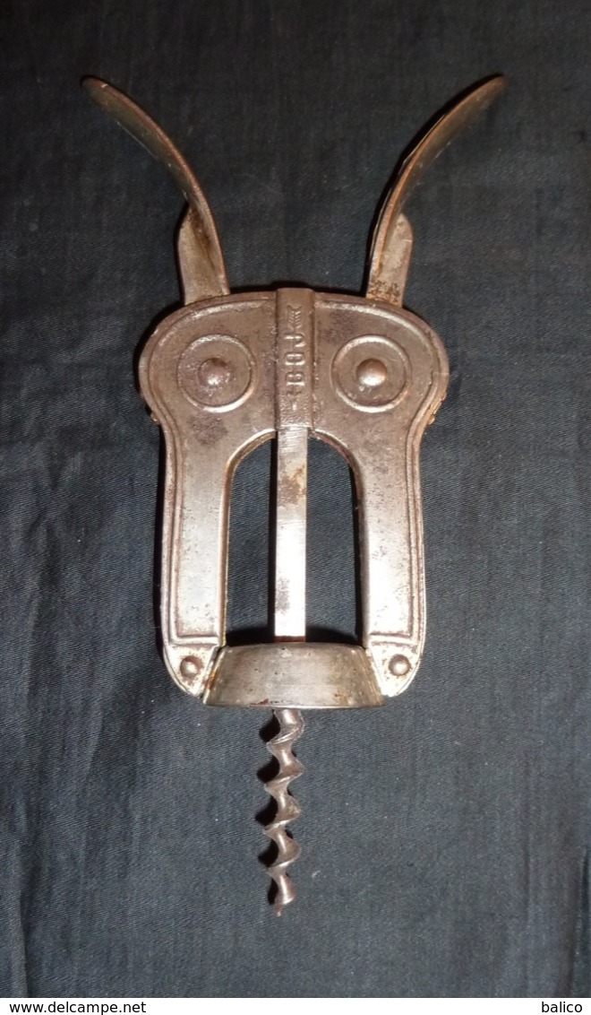 Tire Bouchon De Forme Hibou, Marque, BOJ à Double Levier Et Mèche Au Spires Coupantes - Bottle Openers