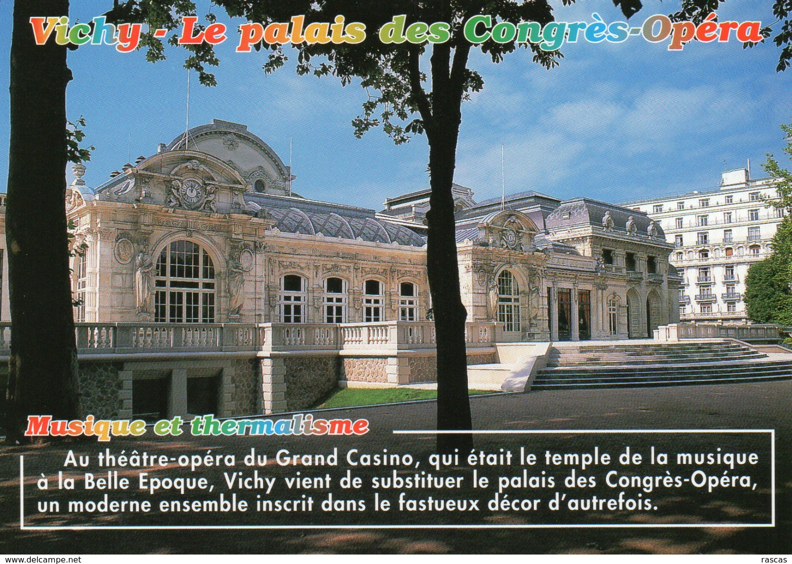 CPM - N5 - ALLIER - VICHY - LE PALAIS DES CONGRES OPERA - Vichy