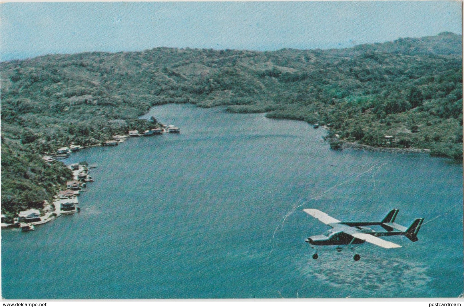 TAN AIRLINES LA Ceiba Honduras Postcard Costa Norte - Honduras