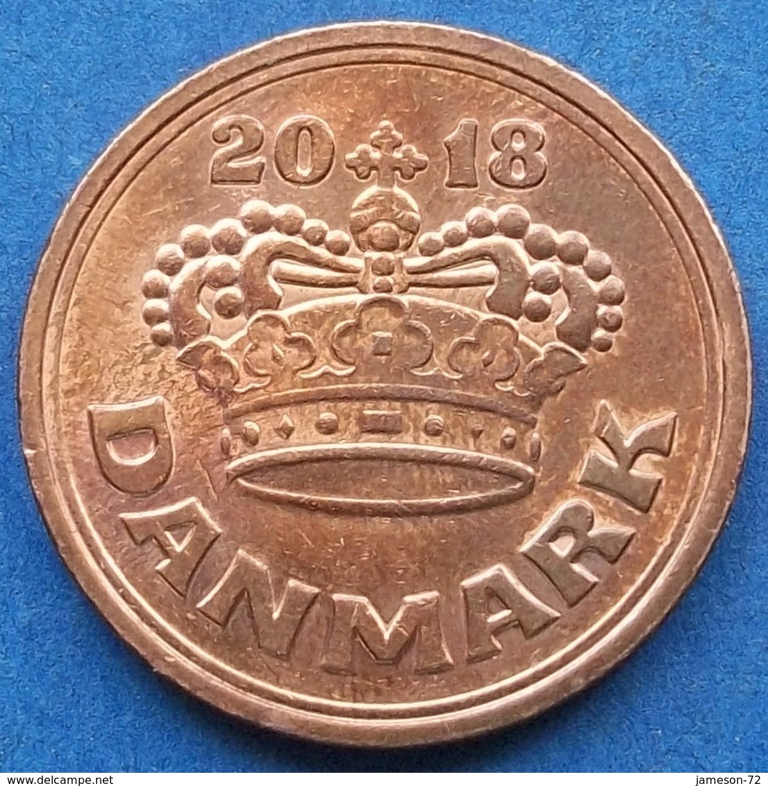 DENMARK - 50 øre 2018 KM# 866 Margrethe II (1972) Bronze - Edelweiss Coins - Danemark